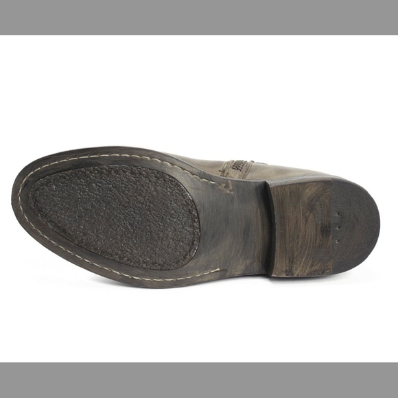 Fluevog Feature Holden contrast ankle boot made in Europe NWT - Picture 12 of 12